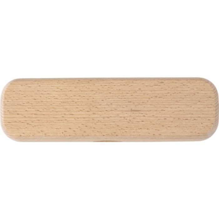 GI9156-11Schreibset aus Buchenholz Oliviero_ Braun