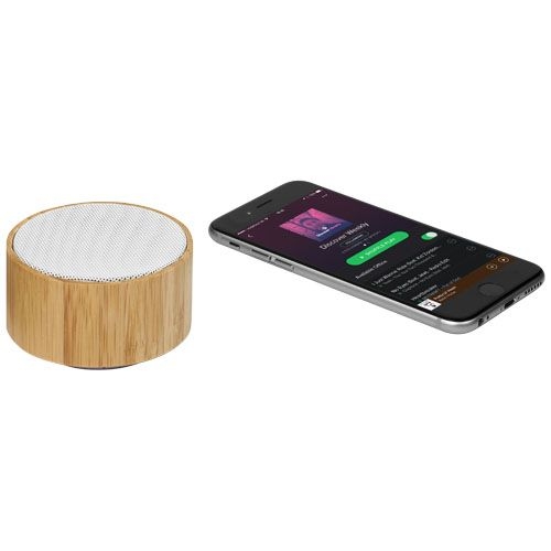 PF124100-2Cosmos Bluetooth® Lautsprecher aus Bambus_ natur_weiss
