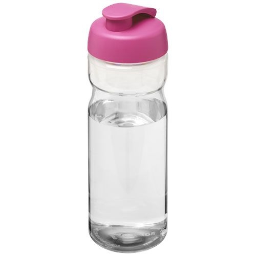 PF210045-9H2O Active® Base 650 ml Sportflasche mit Klappdeckel_ transparent_rosa PF210045-9H2O Active® Base 650 ml Sportflasche mit Klappdeckel_ transparent_rosa