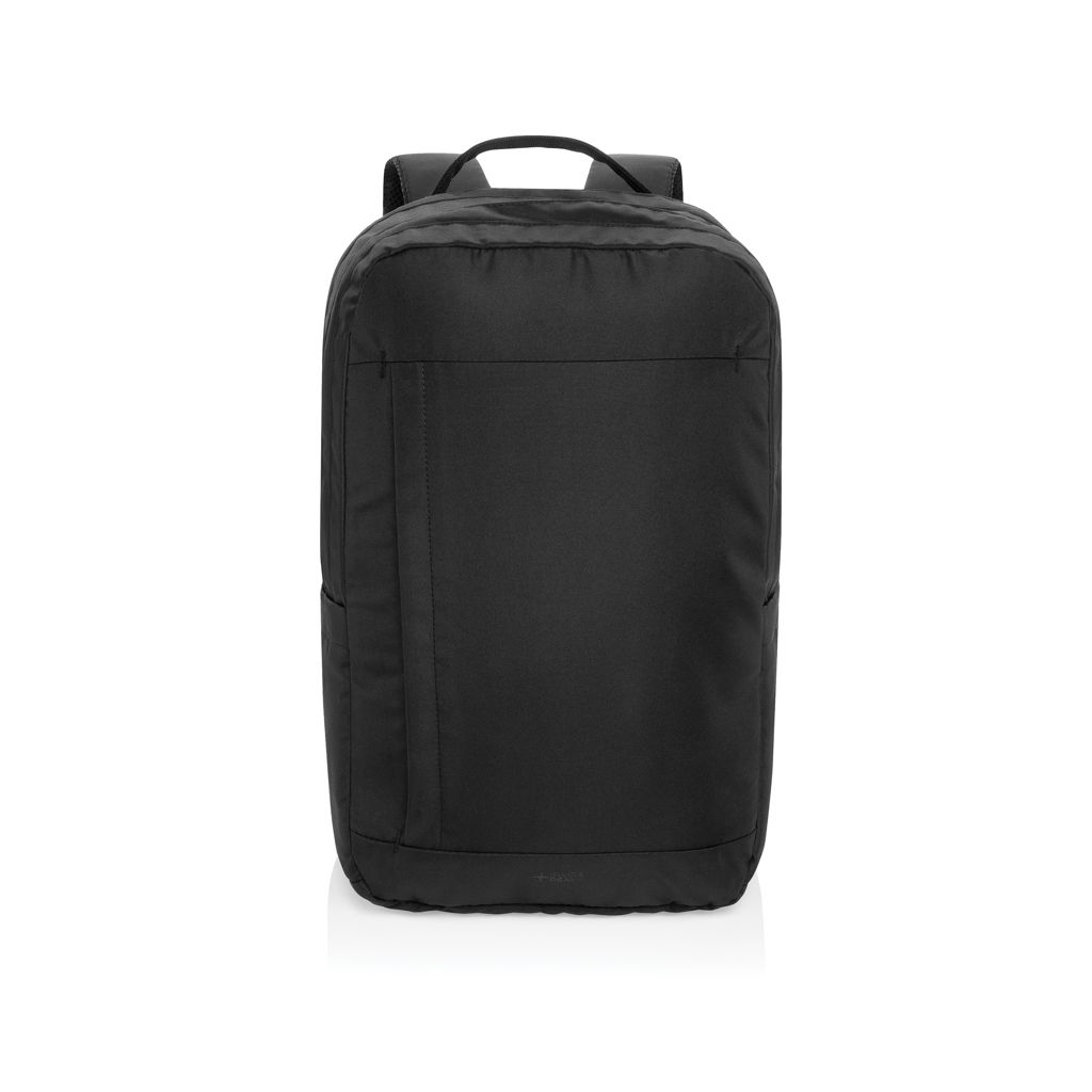 XDP763.48-01Swiss Peak Aware™ Edin 100% RPET 15_6_ Laptop Rucksack_ schwarz