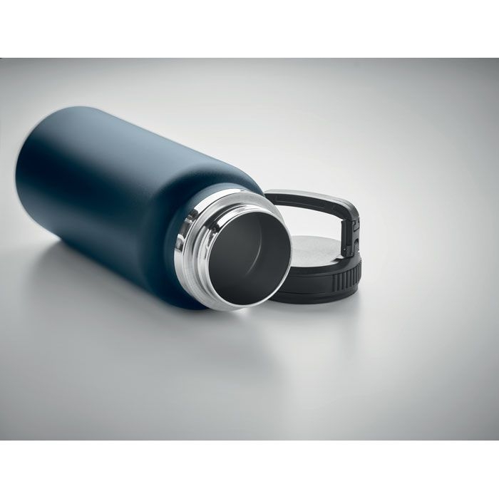 MO6773-85Cleo Large Doppelwandige Flasche 970 ml_ Marineblau
