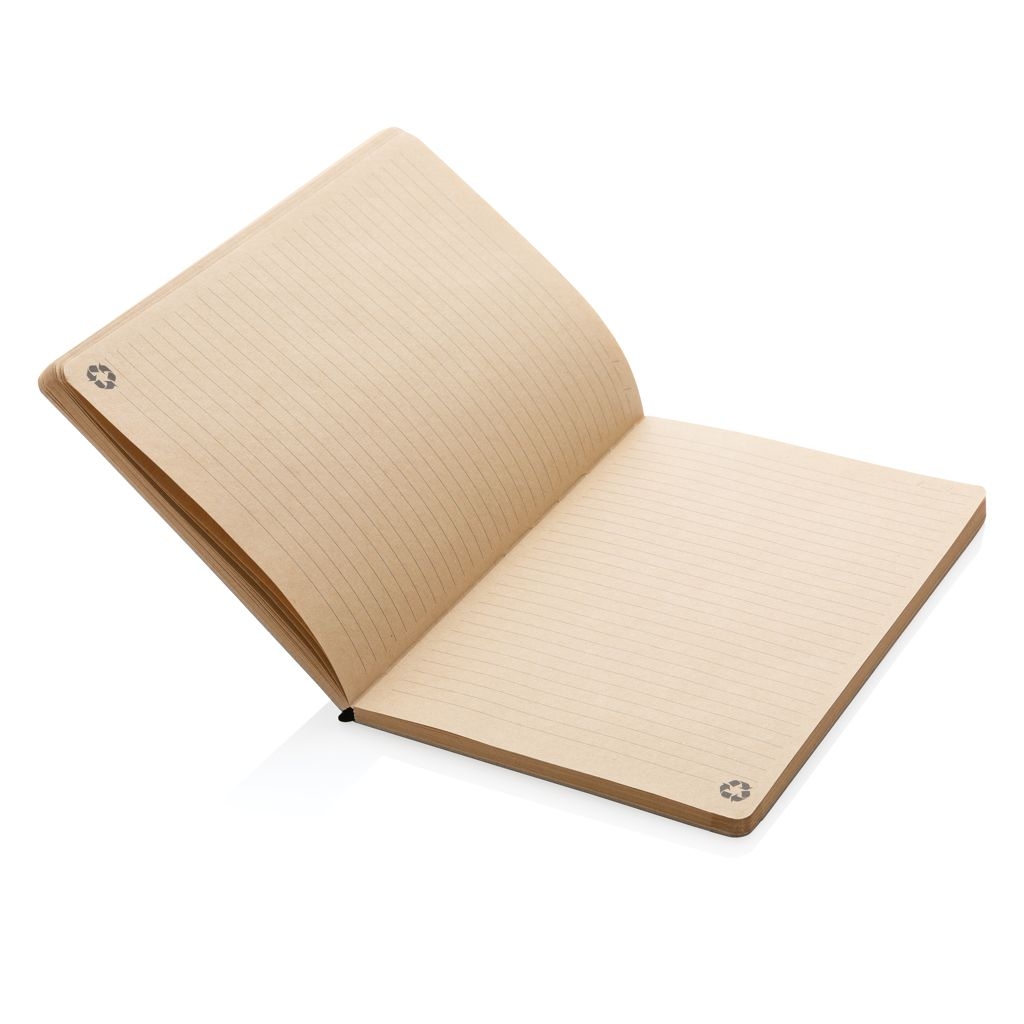 XDP774.33-1A5 Kork _ Kraft Notizbuch_ schwarz