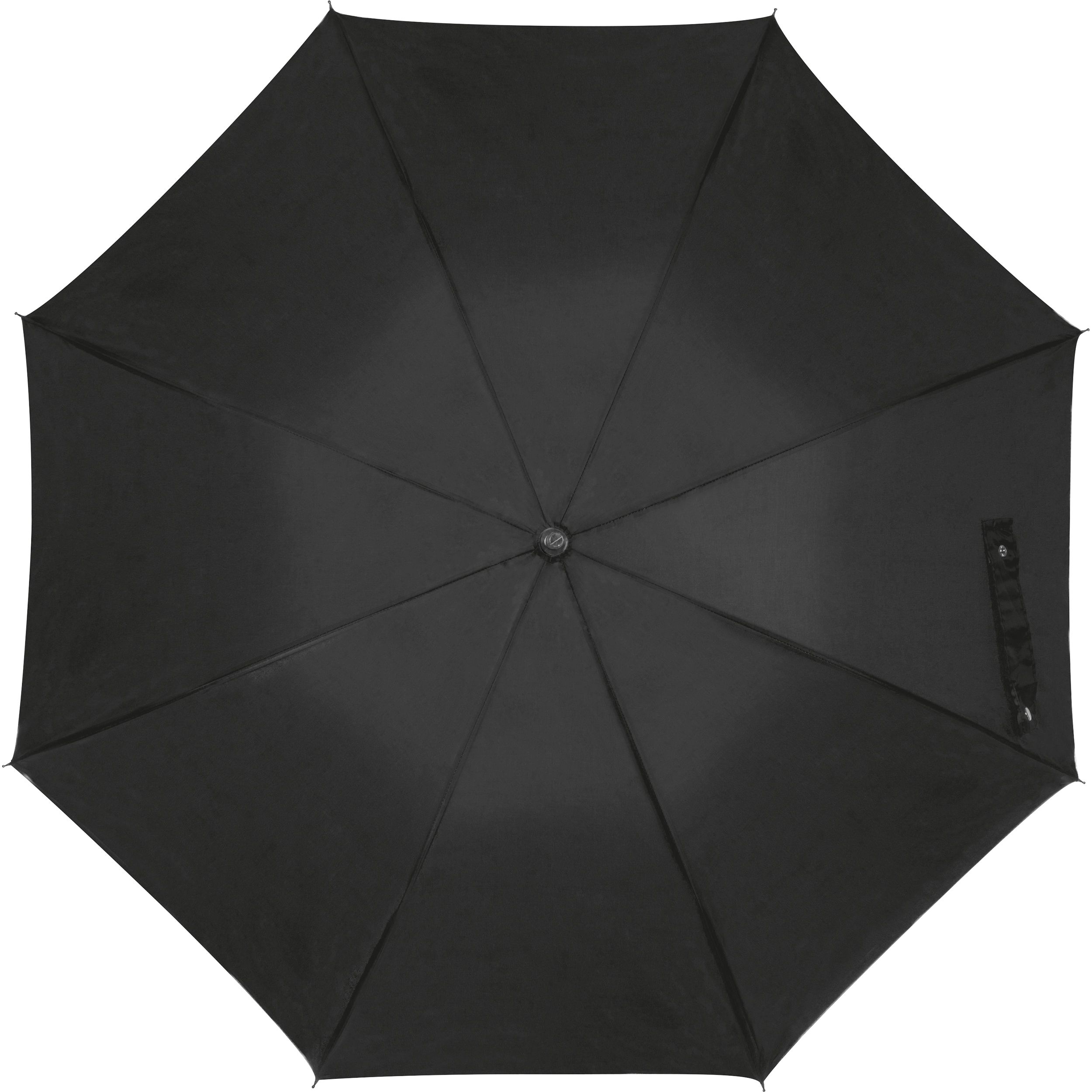 MA45202-03Automatikschirm aus Polyester mit Aluminium Gestaenge und UV Schutz_ schwarz