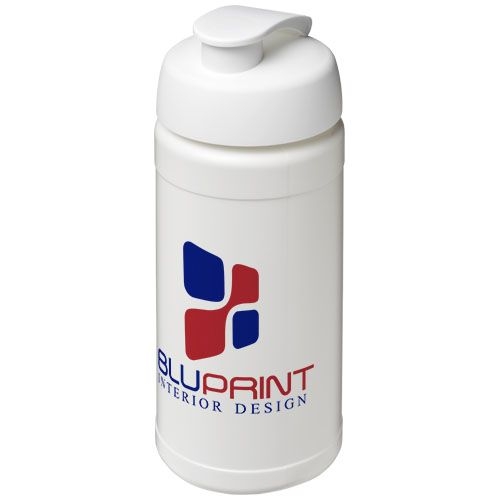 PF210068-2Baseline® Plus 500 ml Sportflasche mit Klappdeckel_ weiss