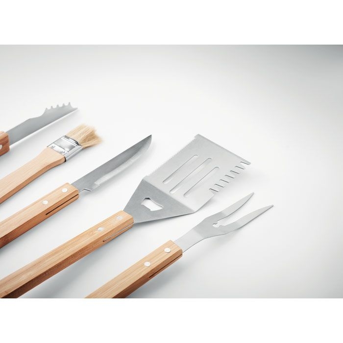 MO6537-03Allier 5teiliges BBQ-Werkzeug_ Schwarz