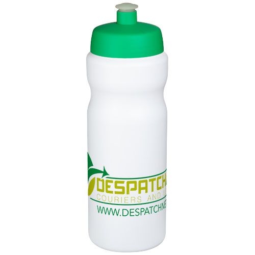 PF210684-7Baseline® Plus 650 ml Sportflasche_ weiss_gruen