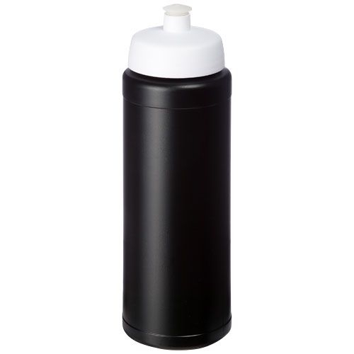 PF210690-13Baseline® Plus 750 ml Flasche mit Sportdeckel_ schwarz_weiss PF210690-13Baseline® Plus 750 ml Flasche mit Sportdeckel_ schwarz_weiss