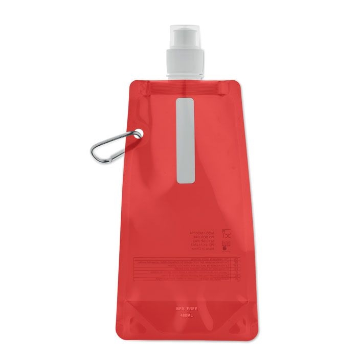 MO8294-25Gates Faltbare Wasserflasche_ Transparent Rot MO8294-25Gates Faltbare Wasserflasche_ Transparent Rot