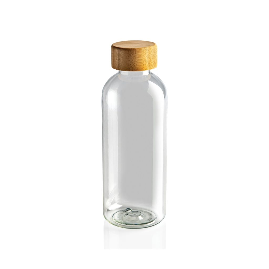 XDP433.09RCS rPET Flasche mit Bambus-Deckel