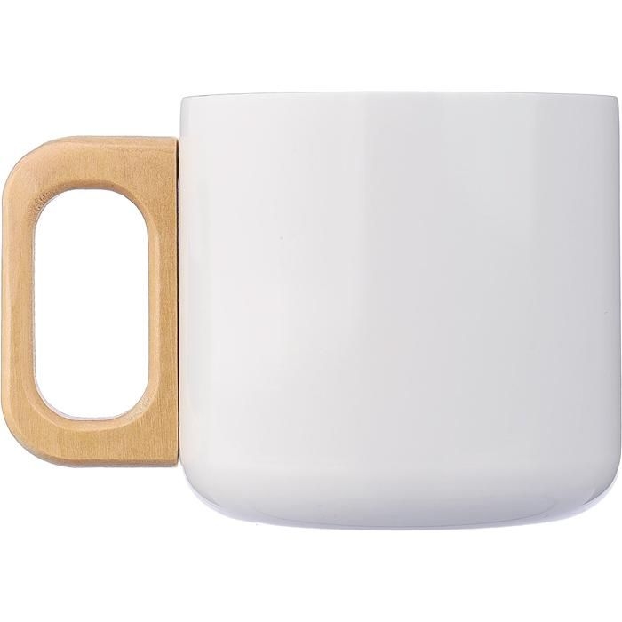 GI1172207-32Doppelwandiger Becher aus recyceltem Edelstahl 400 ml Dwight_ silber