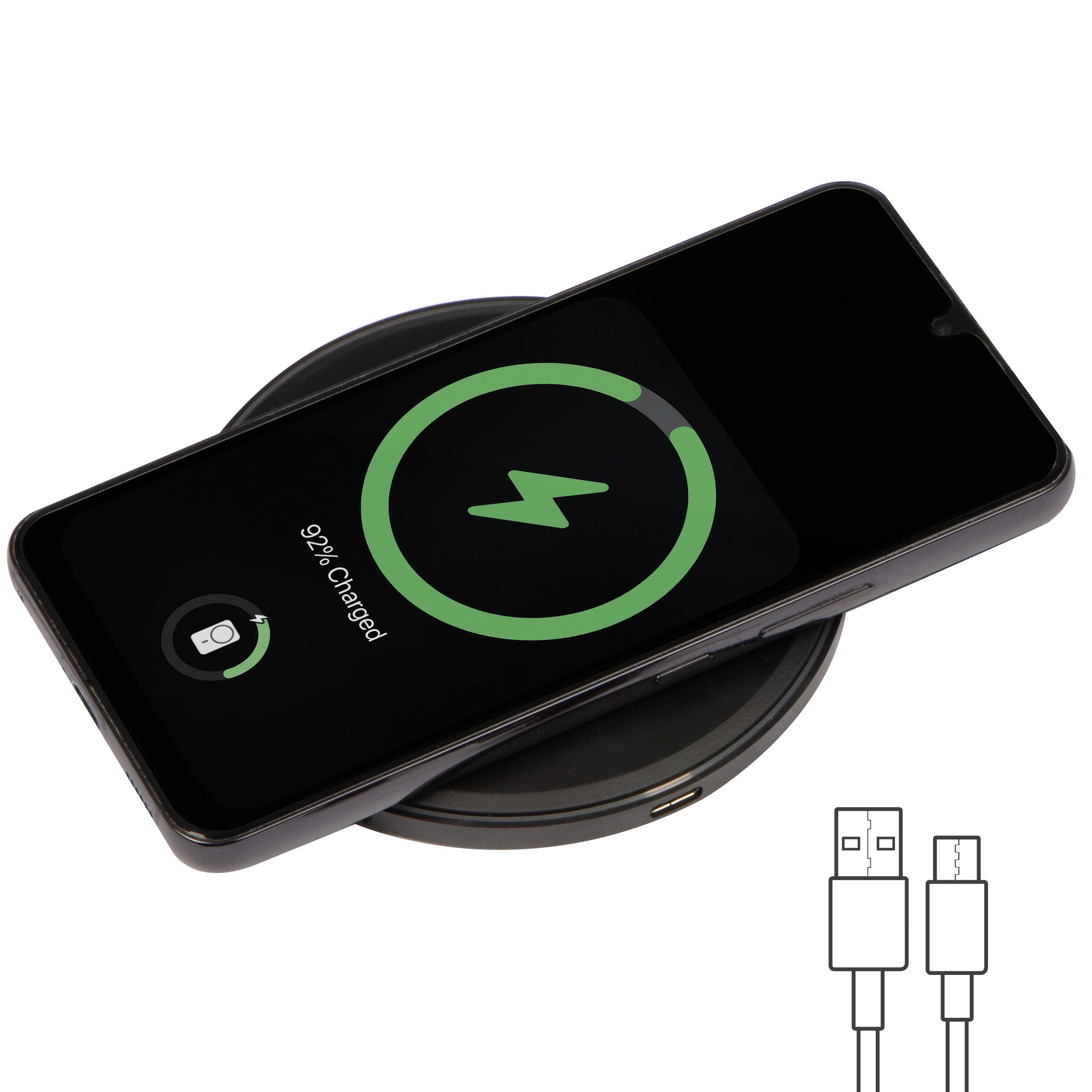 MA34241-03Wireless Charger mit LED Anzeige VICTORIA_ schwarz