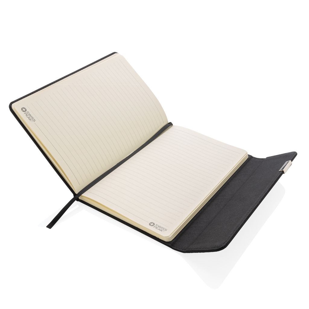 XDP772.92-1Swiss Peak Deluxe A5 Notizbuch mit Stift_ schwarz