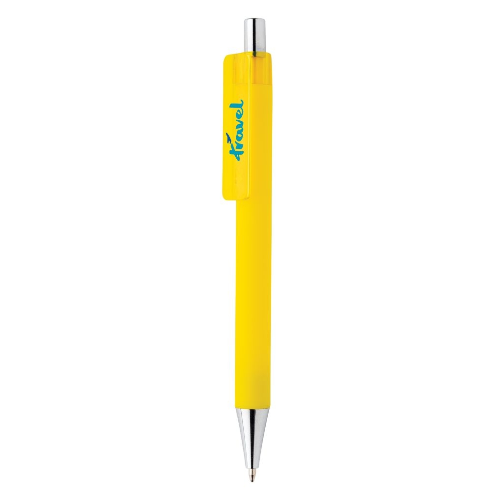 XDP610.70-6X8 Stift mit Smooth-Touch aus RCS recyceltem ABS_ gelb