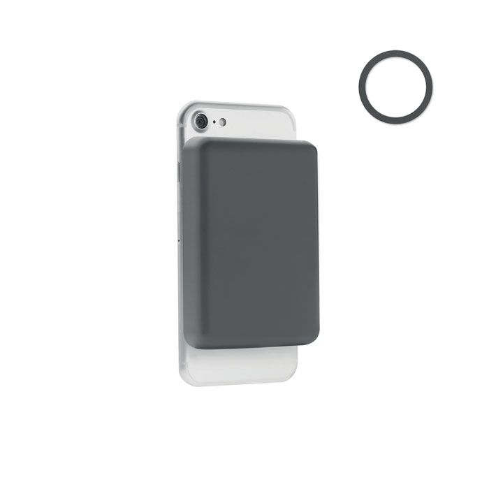 MO6874-15Doubletic Powerbank mit Ladestation 15W_ Steingrau MO6874-15Doubletic Powerbank mit Ladestation 15W_ Steingrau