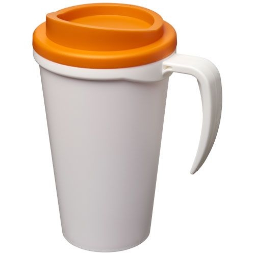 PF210004-6Americano® Grande 350 ml Isolierbecher_ weiss_orange PF210004-6Americano® Grande 350 ml Isolierbecher_ weiss_orange