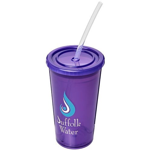 PF210031-8Stadion 350 ml doppelwandiger Becher_ lila