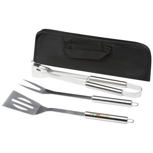 Barcabo 3-teiliges Grillset, silber