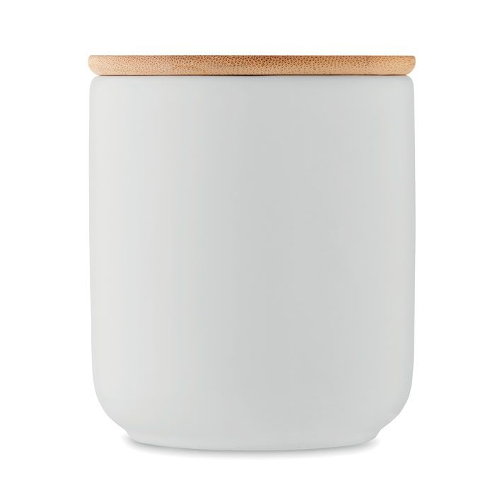 MO6986-06Veika Kerze im Steinguttopf 200 g_ weiss