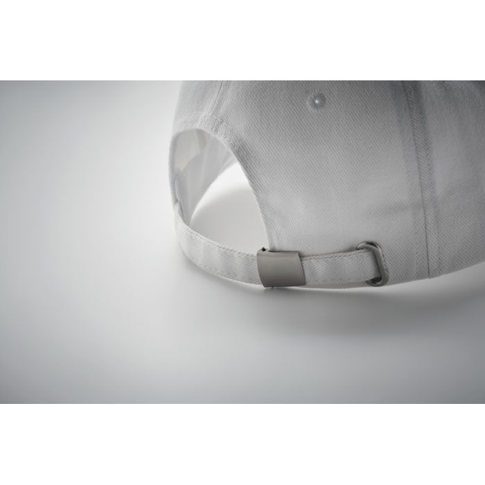 MO6875-06Long Beach Singa Baseball cap 5 panels 260g_m²_ weiss