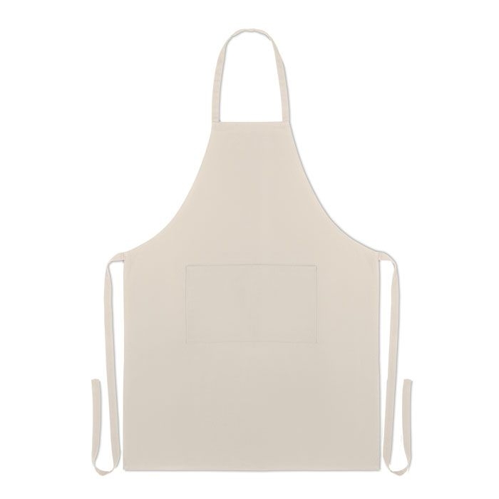 MO6262-13Raipur Kuechenschuerze Organic Cotton_ Beige