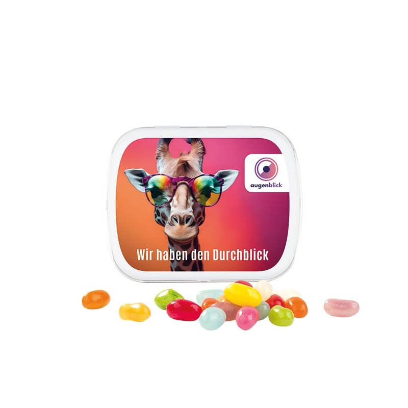 JG10106-1Klappdose aus Metall_ Jelly Beans_ weiss
