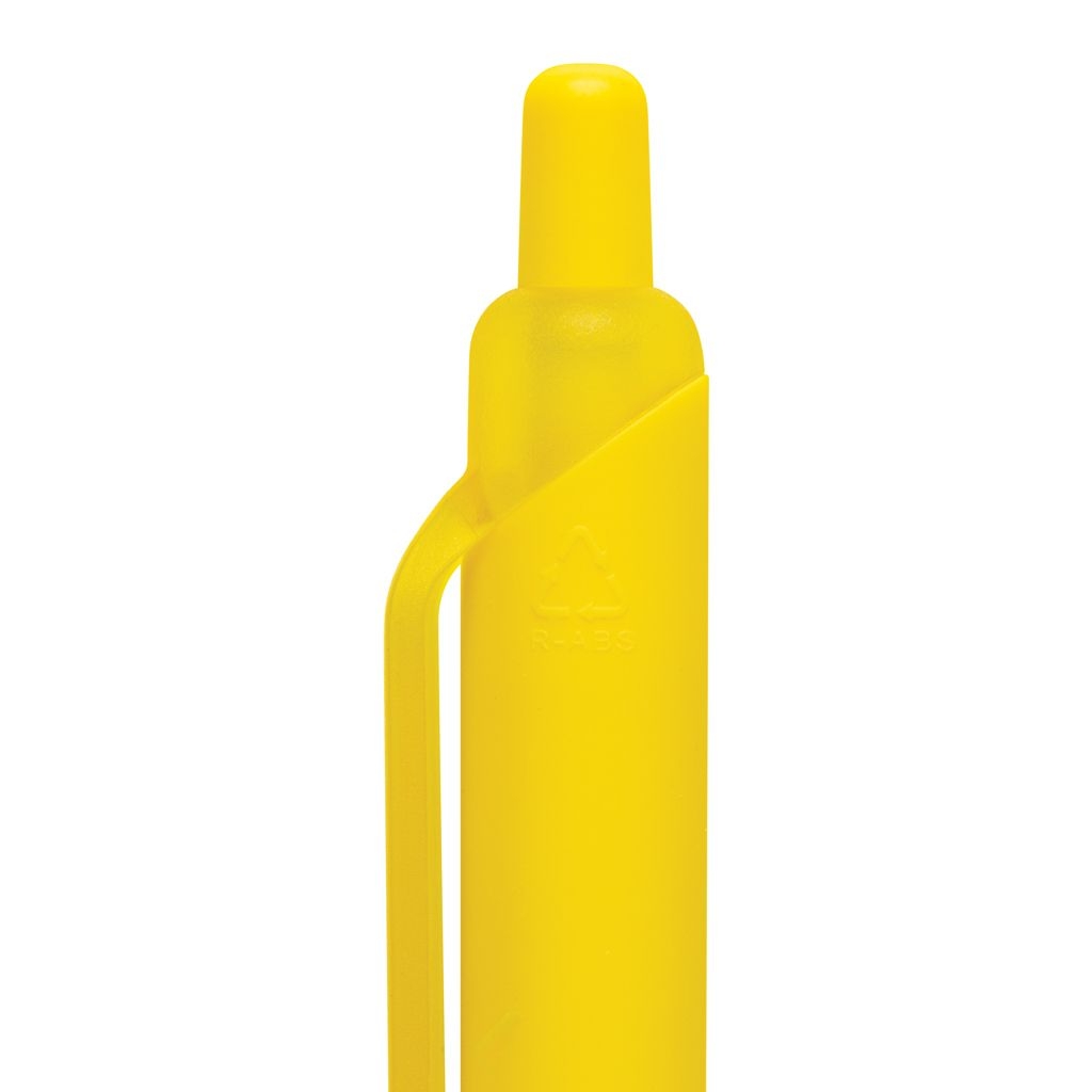 XDP611.34-06Tide Smooth Touch Stift aus GRS zertifiziert recyceltem ABS_ gelb