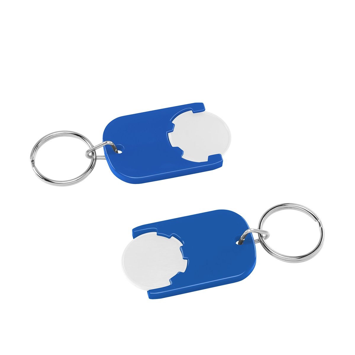 HE7555R-0-3Chiphalter mit 1€-Chip _Gamma_ weiss_ blau HE7555R-0-3Chiphalter mit 1€-Chip _Gamma_ weiss_ blau