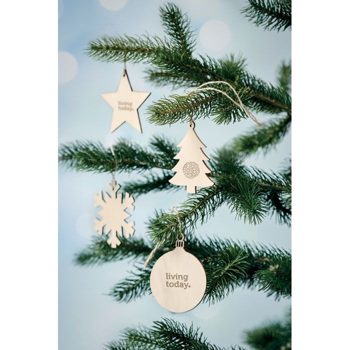 CX1474-40Neuy Weihnachtsschmuck_ holz