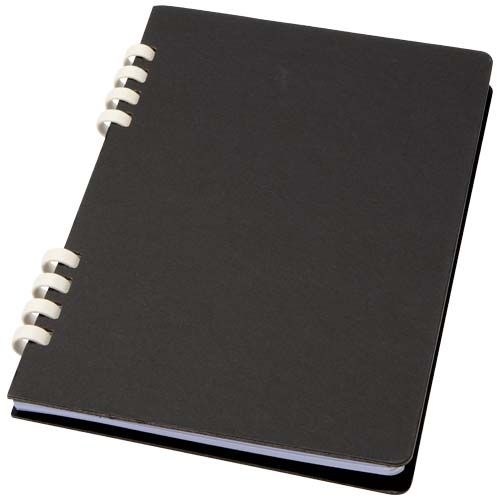 PF107046-3Fil A5 Hardcover RCS recyceltes Spiralnotizbuch_ schwarz
