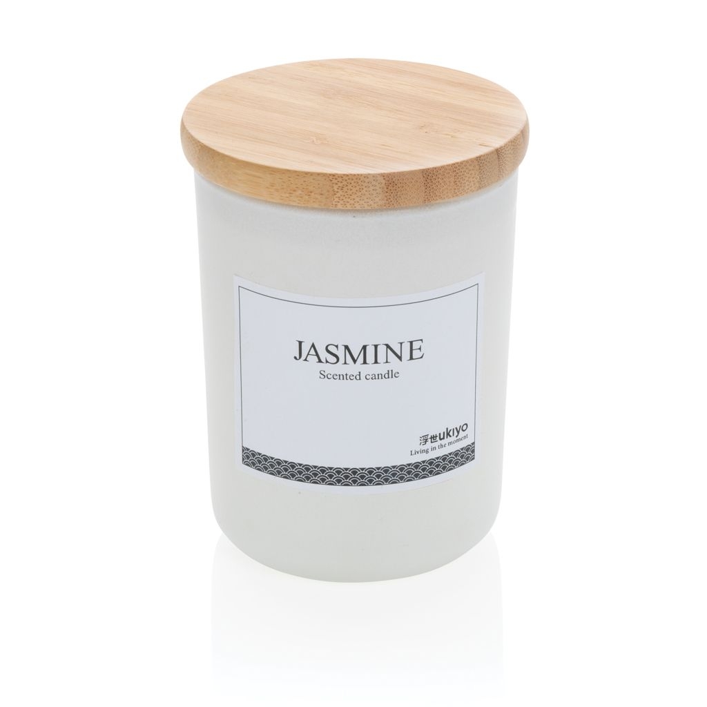 XDP262.94-3Ukiyo Deluxe parfuemierte Kerze mit Bambusdeckel_ weiss