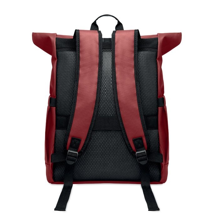 MO2643-02Bangkok Roll Rolltop-Rucksack 600D RPET_ bordeaux