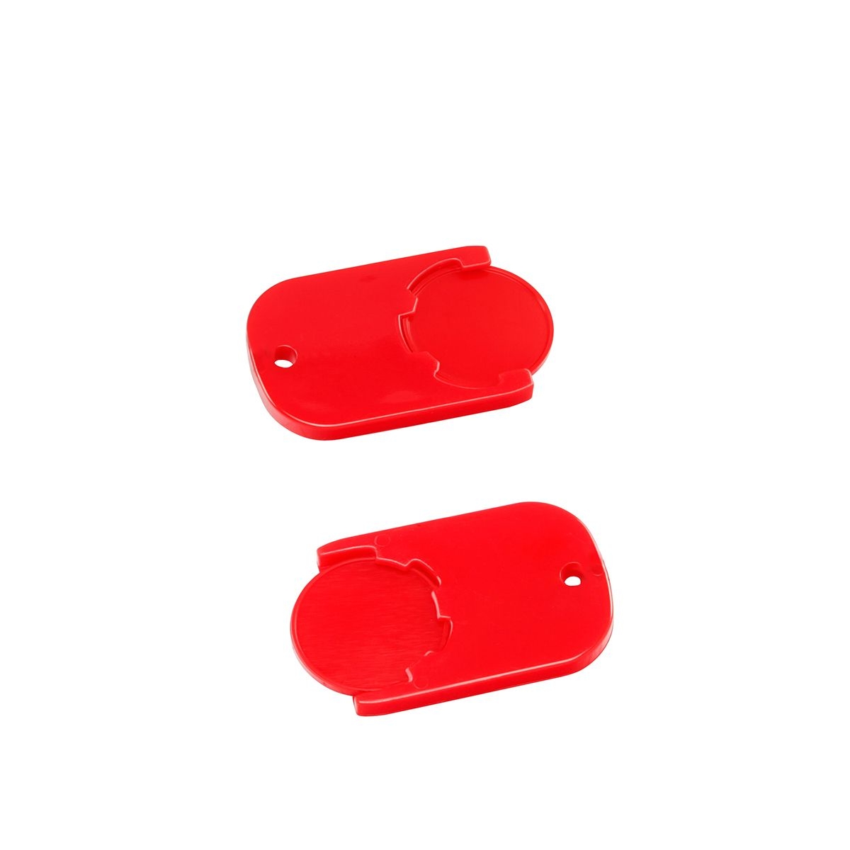 HE7555-1-1Chiphalter mit 1€-Chip _Gamma_ rot_ rot