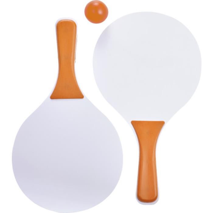 GI6985-07Beachball Tennisspiel aus Holz Eliza_ Orange GI6985-07Beachball Tennisspiel aus Holz Eliza_ Orange