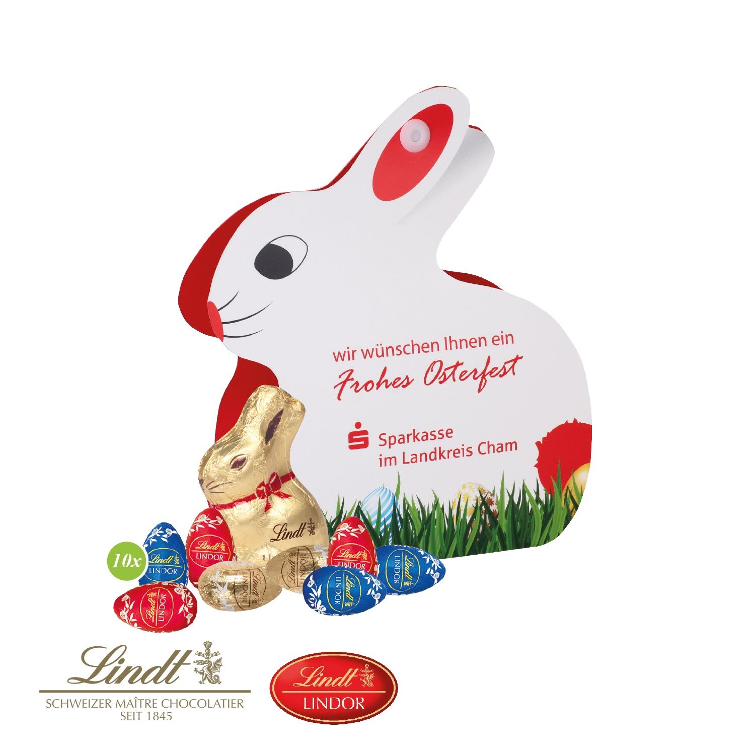 CD94689-01Werbe-Hase mit Schokoladenmischung von Lindt_ Lindt Schokomischung