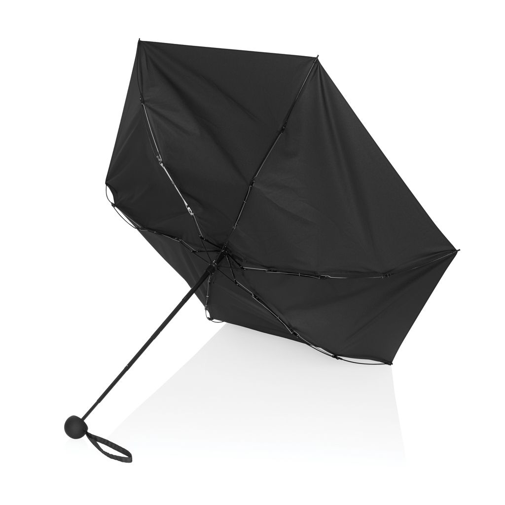 XDP850.74-0119_5“manueller Super-Mini-Schirm aus Aware™ rPET 190T Pongee_ schwarz
