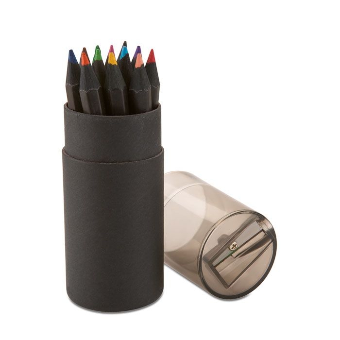 IT3630-03Blocky Buntstifteset mit Anspitzer_ Schwarz