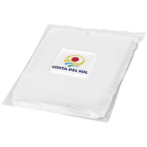 PF100429-4Ziva Einweg Regenponcho mit Huelle_ weiss