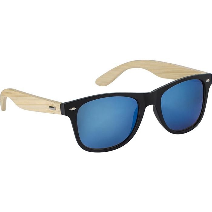 GI967748-05Sonnenbrille aus ABS und Bambus Luis_ blau