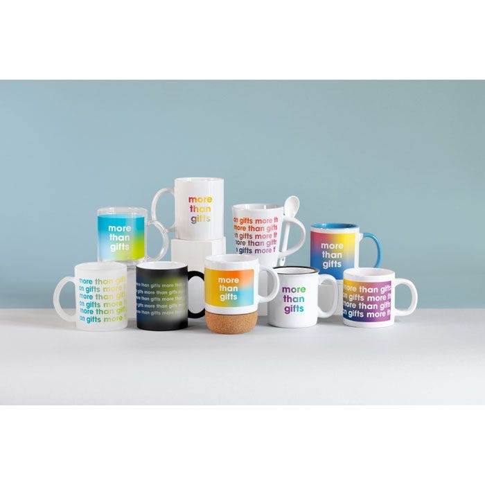 MO8442-06Sublimkonik Tasse mit Loeffel Sublimation_ Weiss