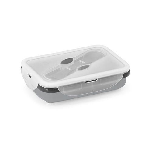 ST93847-123SAFFRON Faltbare Frischhaltebox_ hellgrau