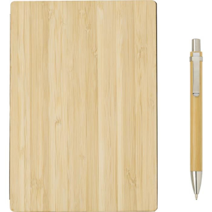 GI9344-11Bambus Notizbuch Jo_ Braun
