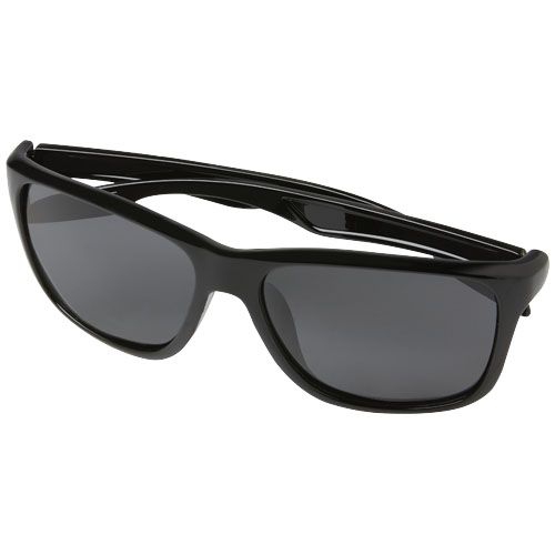 Eiger polarisierte Sonnenbrille mit Etui aus recyceltem Kunststoff, schwarz