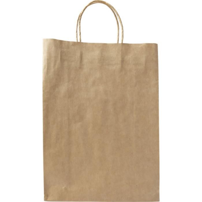 GI7842-11Tragetasche aus recycelten Papier Rumaya_ Braun