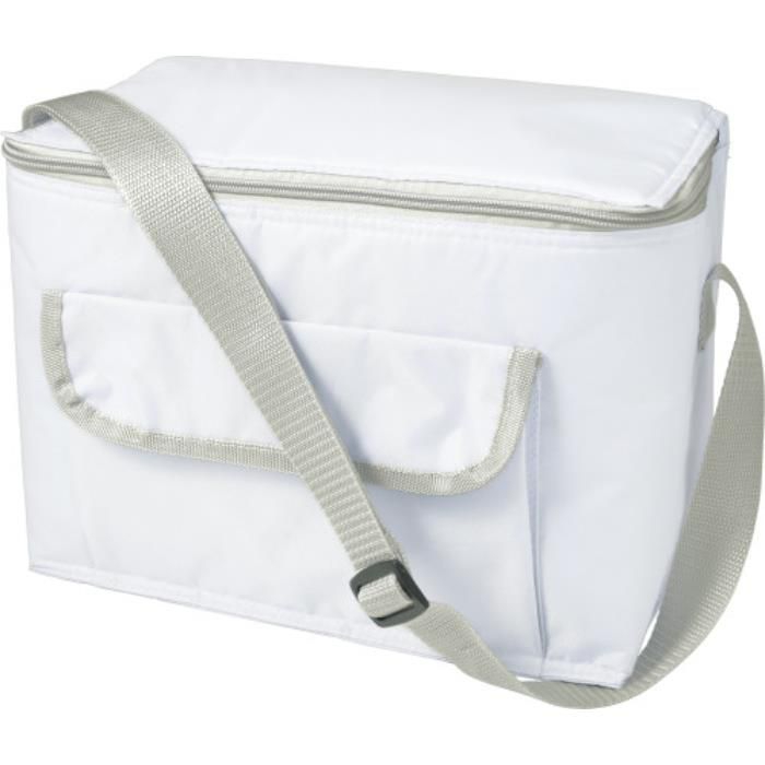GI7654-02Kuehltasche aus Polyester Nikki_ Weiss GI7654-02Kuehltasche aus Polyester Nikki_ Weiss