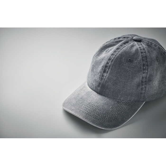 MO2542-07Beau Baseball Kappe 6 Panels_ grau