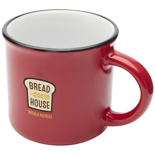 PF100844-2Bari Keramiktasse 240 ml mit glaenzender Oberflaeche_ rot