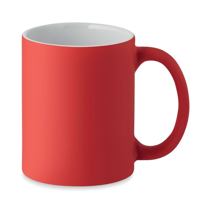MO6849-05Dublin Colour Kaffeebecher_ matt 300 ml_ Rot