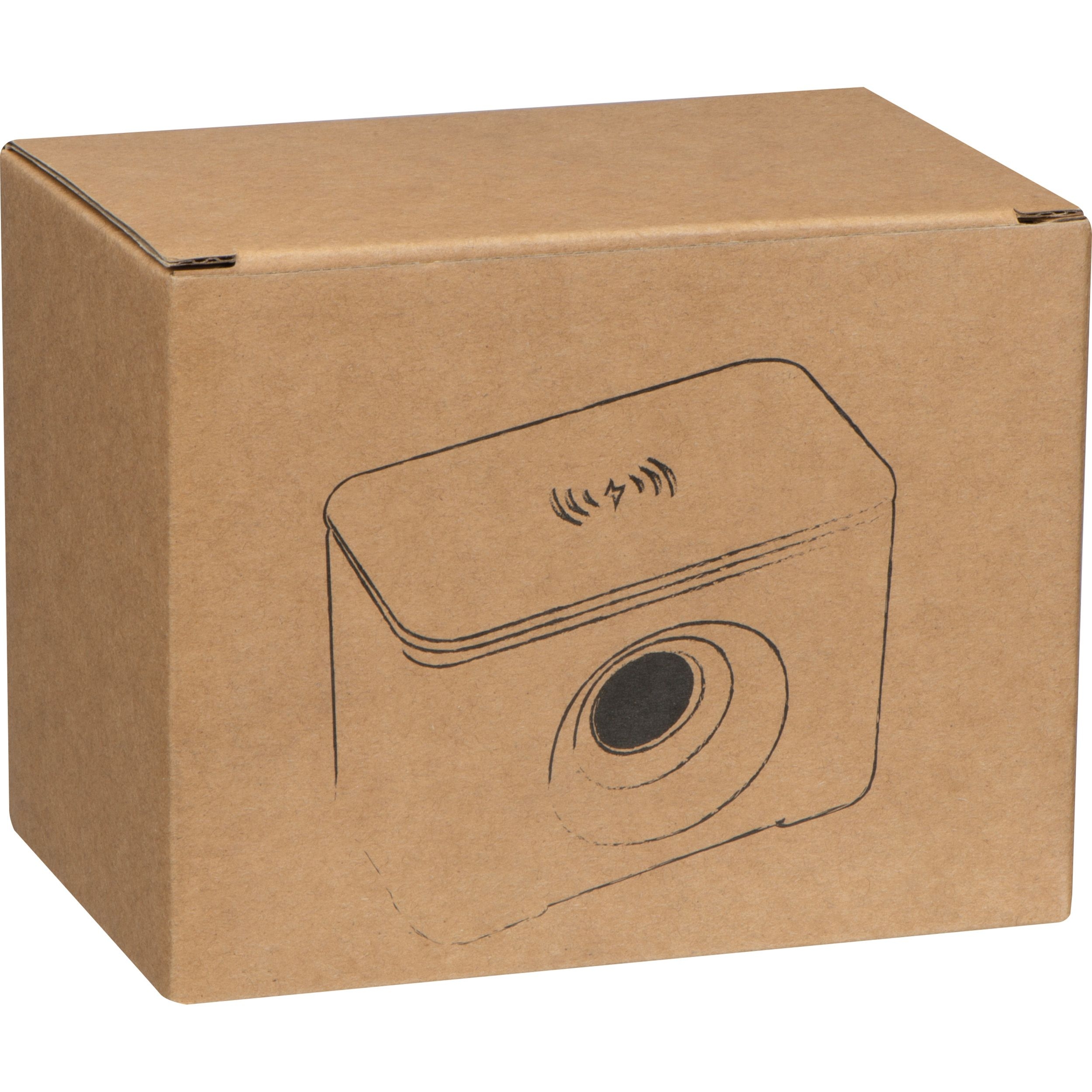 MA22426-07Bluetooth Lautsprecher mit integriertem Wireless Charger PILAR_ silbergrau