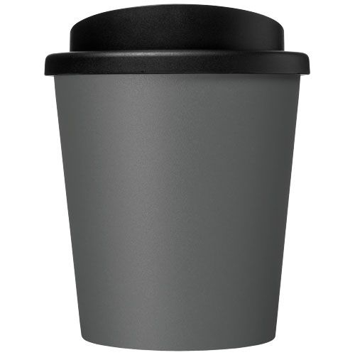 PF210452-7Americano® Espresso 250 ml recycelter Isolierbecher_ grau_schwarz