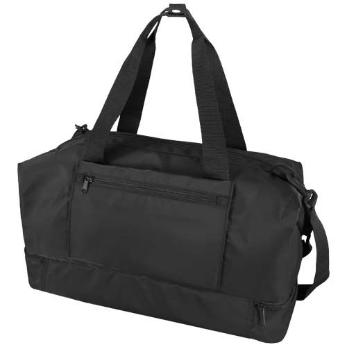 PF120763-3Trip Aware™ recycelte Reisetasche 42L_ schwarz